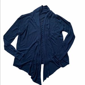 Forever 21 Women's Asymmetrical Black Cardigan Small